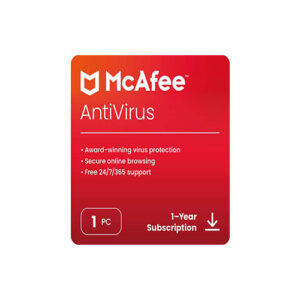 McAfee AntiVirus Protection | 10 PC | 2024